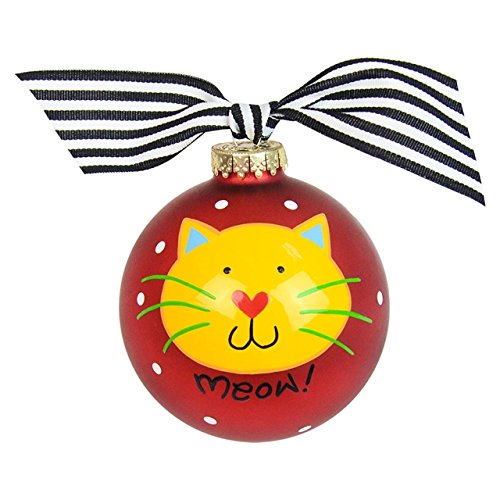 Cat’s Meow Glass Ornament