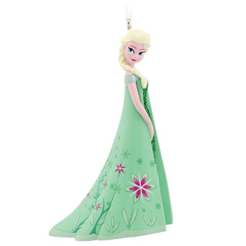 Hallmark Disney Frozen Green Dress Elsa Ornament