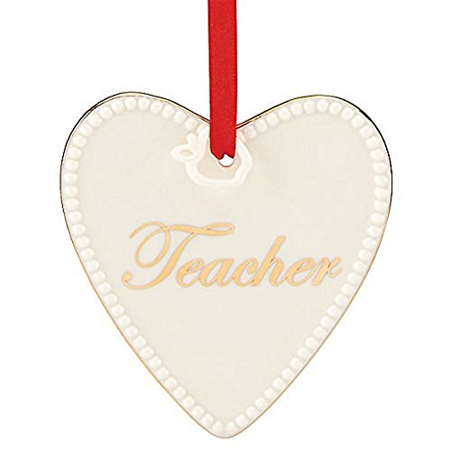 Lenox Expressions from the Heart Teacher Ornament