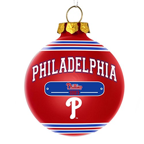 Philadelphia Phillies Official MLB 2014 Year Plaque Ball Ornament by Forever Collectibles