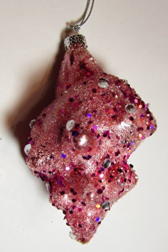 Martha Stewart Christmas Tree Ornament Conch Shell 4.25″ (Pink)