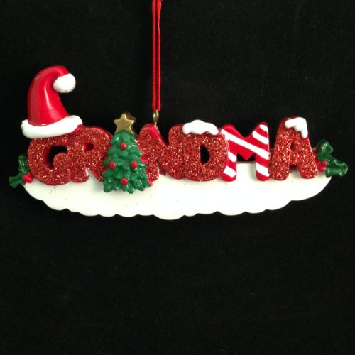 2283 Grandma Christmas Ornament for Personalization RM337