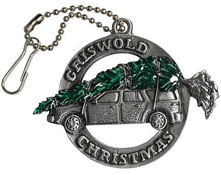 Christmas Vacation Griswold Car Pewter 2-Sided Ornament Clip-On