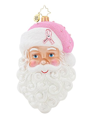 Christopher Radko Glass A Caring Gent Santa Claus Christmas Ornament #1017953