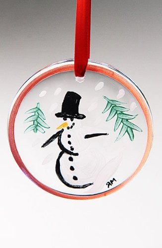 Kosta Boda Snowman Ornament 2012