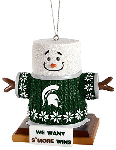 Michigan State Spartans NCAA S’mores Holiday Christmas Ornament
