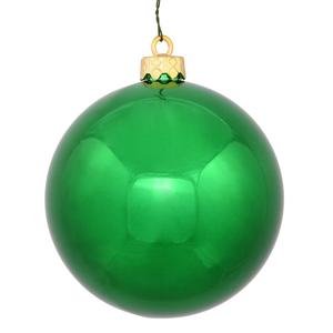 Vickerman 34808 – 2.75″ Emerald Shiny Ball Christmas Tree Ornament (12 pack) (N590724DSV)