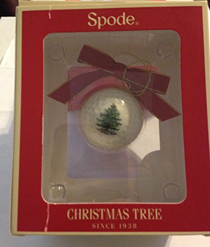 Spode Collectible Christmas Tree Golf Ball Ornament NIB!