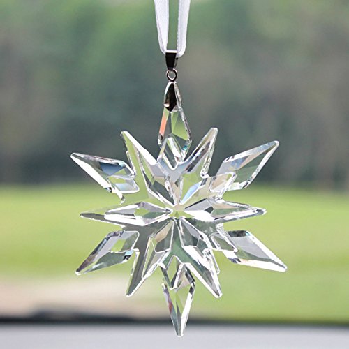 2011 Christmas Star Ornament Crystal Snowflake Set