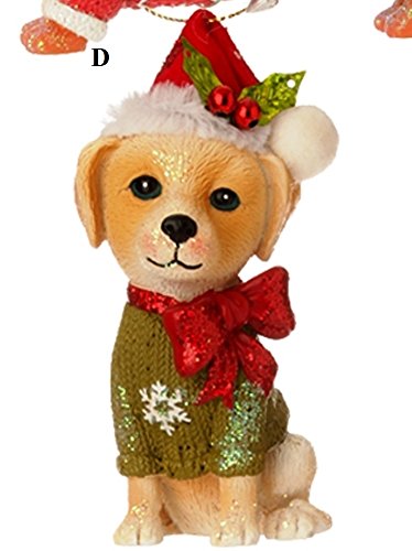 RAZ Night Before Christmas, Dog Ornament, Choice of Style, D