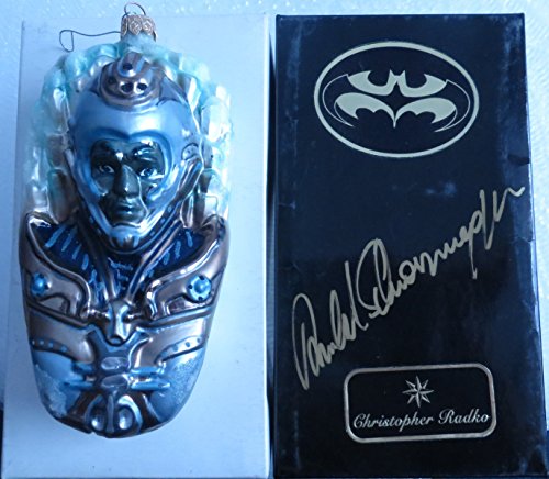 Arnold Schwarzenegger Signed Mr. Freeze Authentic Christopher Radko Ornament Box PSA/DNA #AA24163