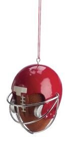 Football and Helmet Sports Ornament