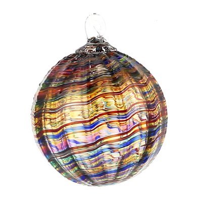 GLASS EYE STUDIO: Ornament Classic Rainbow Kaleidoscope