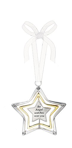An Angel Watches Over You 3D Rotating Star Ornament – By Ganz