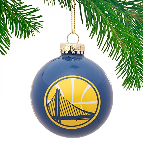Golden State Warriors 2015 Nba Champions Glass Ball Ornament