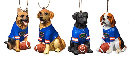 Team Dog Ornaments, 4 Assort., University of Florida