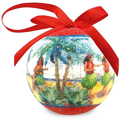 Nostalgic Hula Speckled Island Holiday Ornament