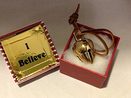 Elf Favorite Polar Double Chamber Gold Sleigh Bell From Santa’s Sleigh W I Believe Box Express From the Workshop