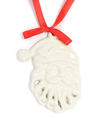 Lenox Pierced Santa Charm Ornament