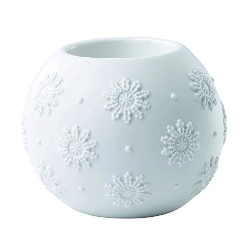 Wedgwood Snowflake Votive Christmas Ornament, White