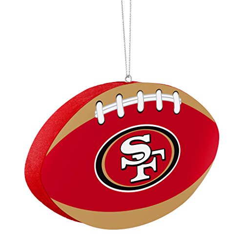 San Francisco 49ers Official NFL 2 inch Foam Christmas Ball Ornament by Forever Collectibles 241572