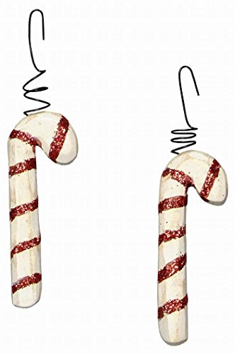 Primitives By Kathy Wooden Candy Cane 24 Ornaments
