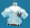 Kurt Adler Major League Baseball New York Yankees Glass Jersey Ornament, 3.25-Inch