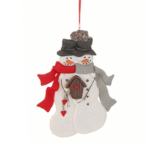 6″ Snowman Couple Christmas Ornament