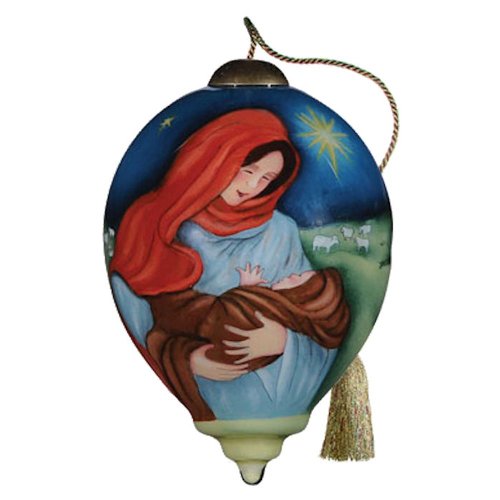Ne’Qwa Ornament “Jesus and Mary”, 3-Inches Tall, Designed by noted artist Susan Winget