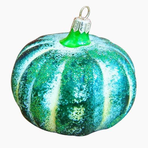 Ornaments to Remember: PUMPKIN GOURD Christmas Ornament (Green)