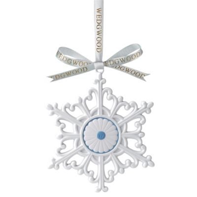 Wedgwood Large Snowflake Christmas Tree Ornament