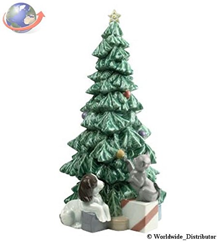 Nao Porcelain by Lladro CHRISTMAS MISCHIEF CHRISTMAS TREE 2001620
