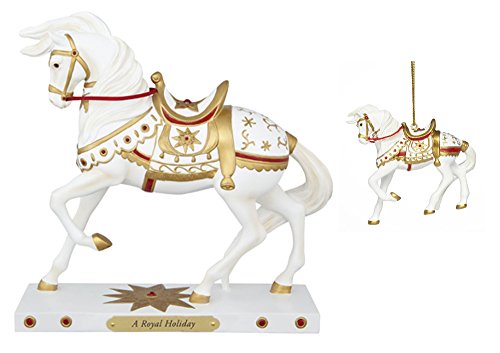 Trail of Painted Ponies A Royal Holiday Pony Figurine & Christmas Ornament Bundle Set