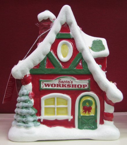 Hallmark Christmas 2012 XKT1056 Santa’s Workshop North Pole Village Collector’s 1st in Series