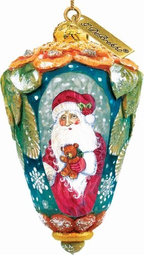 G. Debrekht Santa’s Gift Ornament, 3″