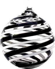 Glass Eye Studio Hand Blown Glass Ornament Designer Series – Tuxedo