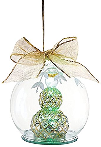 Lenox Mercury Glass Ornament, Snowman