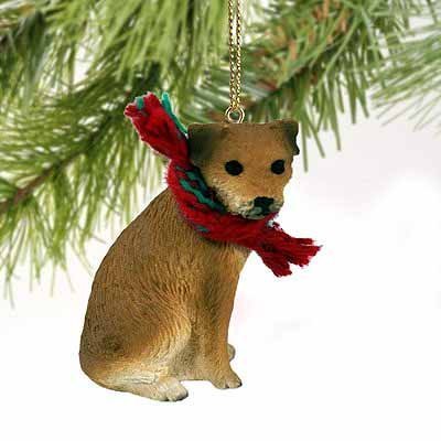 1 X Border Terrier Miniature Dog Ornament by Conversation Concepts