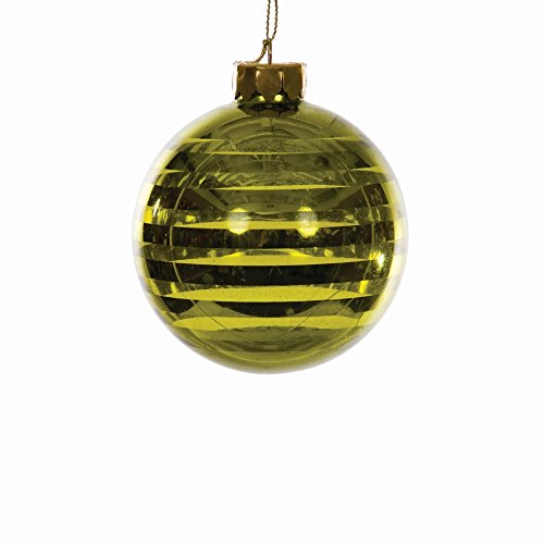 Sage & Co. 681F110018 Hanging Glass Ornament, Green