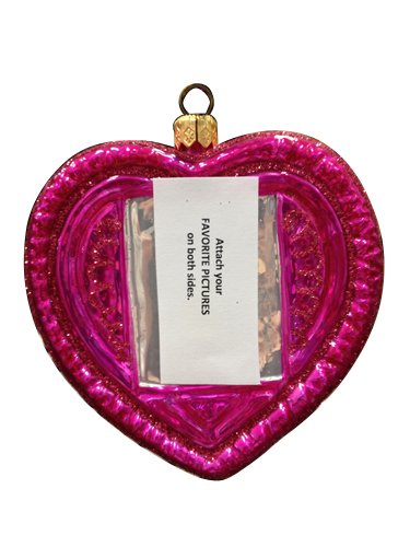 Ornaments to Remember: PICTURE FRAME Christmas Ornament (Heart)
