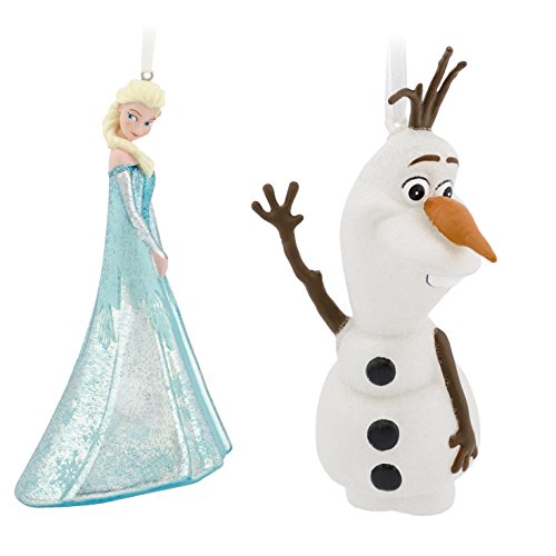 Hallmark Premium Frozen Elsa and Olaf Ornament