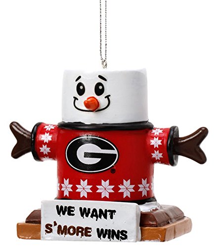 Georgia Bulldogs NCAA S’mores Holiday Christmas Ornament