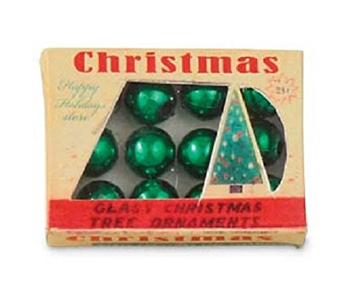 Bethany Lowe Mini Christmas Ornament Box Pin SE4752 (Green)