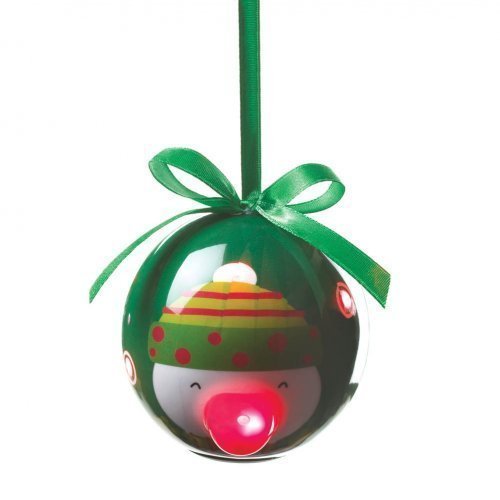 Home Locomotion Snowman Light-Up Ornament