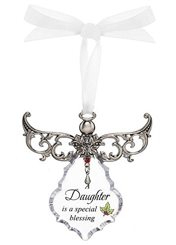 A Daughter is a Special Blessing Clear Angel Gown Christmas Tree Ornament – By Ganz