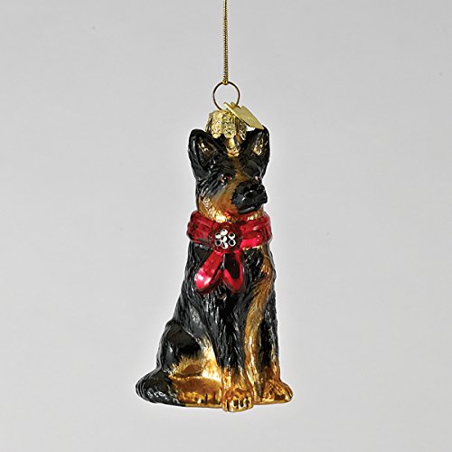 Kurt Adler 3.5″ Noble Gems German Shepherd Ornament