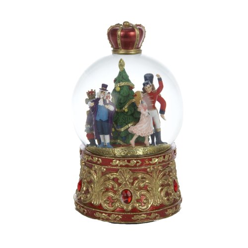 Nutcracker Suite Musical Lighted Holiday Christmas Water Globe