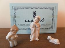 Lladro Porcelain Mini Holy Shepards and Sheep 5809