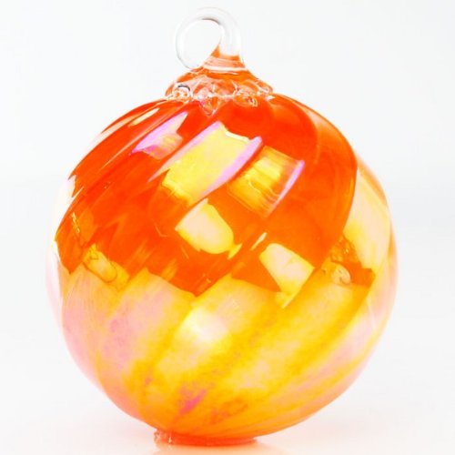 Glass Eye Studio Classic Tangerine Twist Ornament