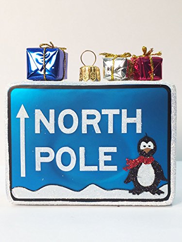 Ornaments to Remember: NORTH POLE SIGN (Packages) Christmas Ornament
